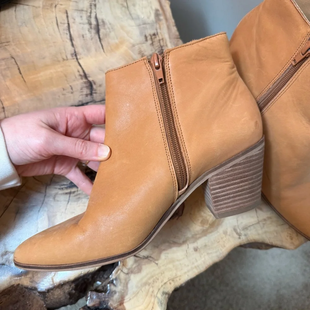 Lucky Brand Tan Booties - Picture 6 of 8